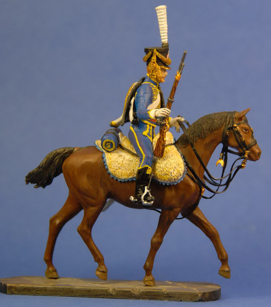 Figures: French hussar, 5th regt., 1812, photo #3