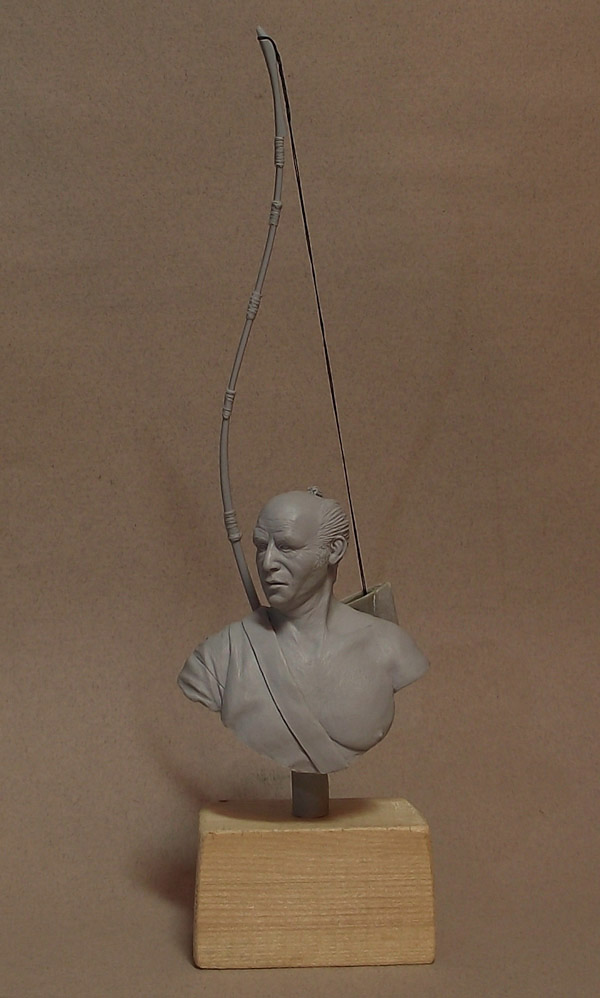 Sculpture: Japanese archer, photo #1