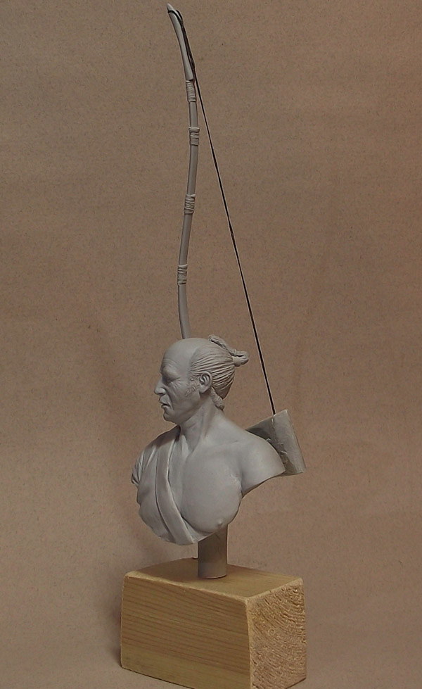 Sculpture: Japanese archer, photo #3