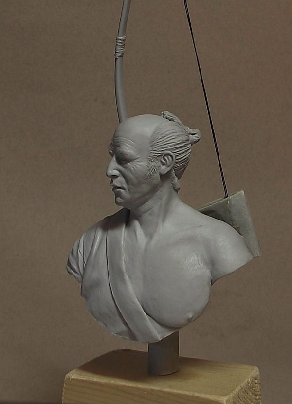 Sculpture: Japanese archer, photo #5