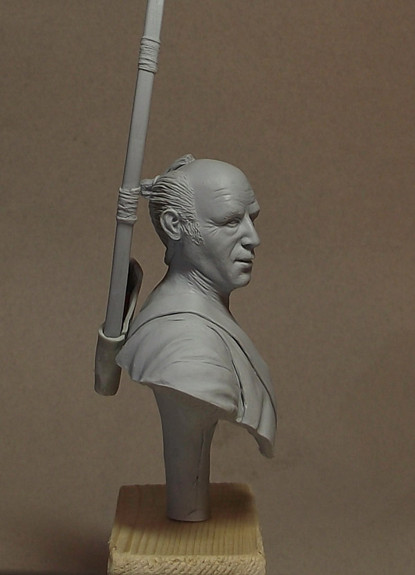 Sculpture: Japanese archer, photo #7