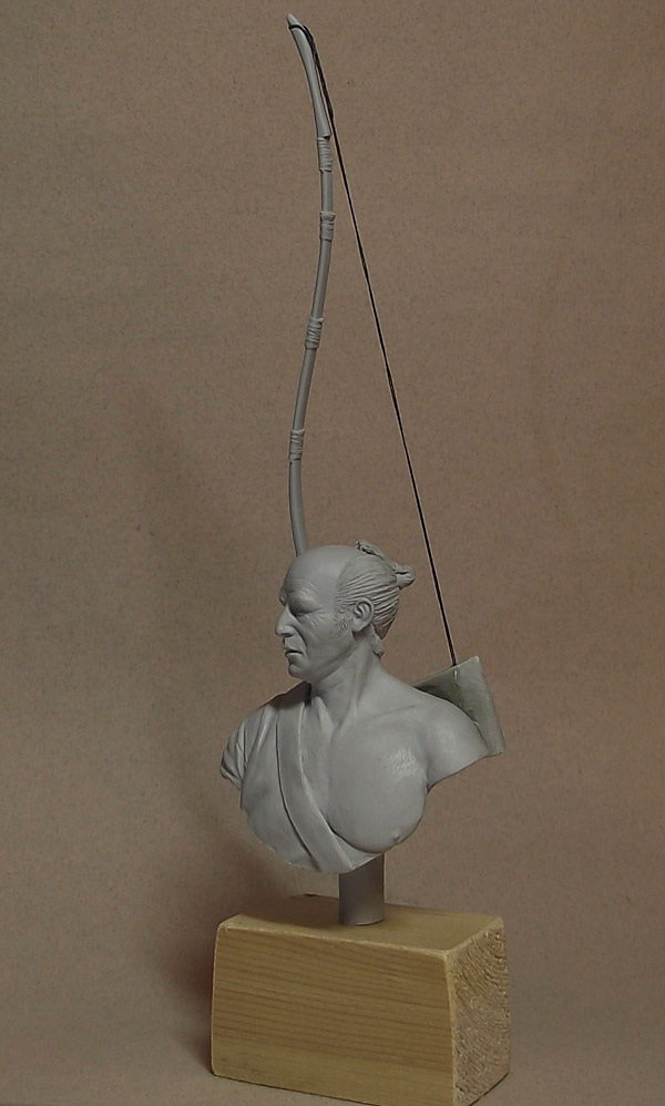 Sculpture: Japanese archer, photo #8