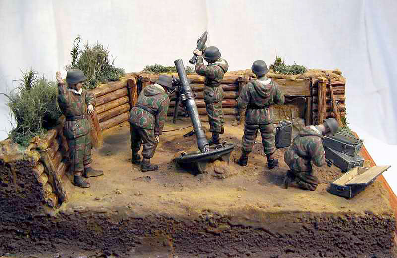 Dioramas and Vignettes: German Mortar Team, photo #1
