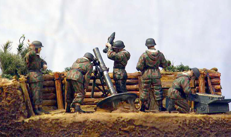 Dioramas and Vignettes: German Mortar Team, photo #2