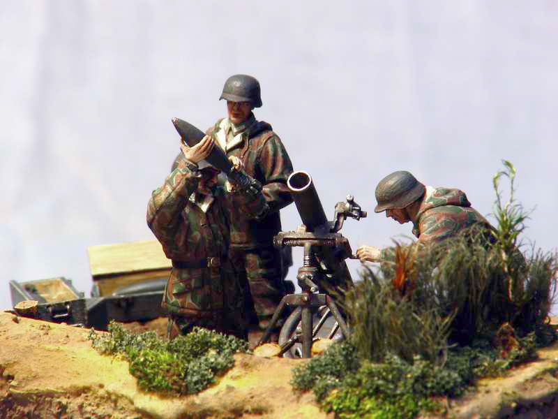 Dioramas and Vignettes: German Mortar Team, photo #7