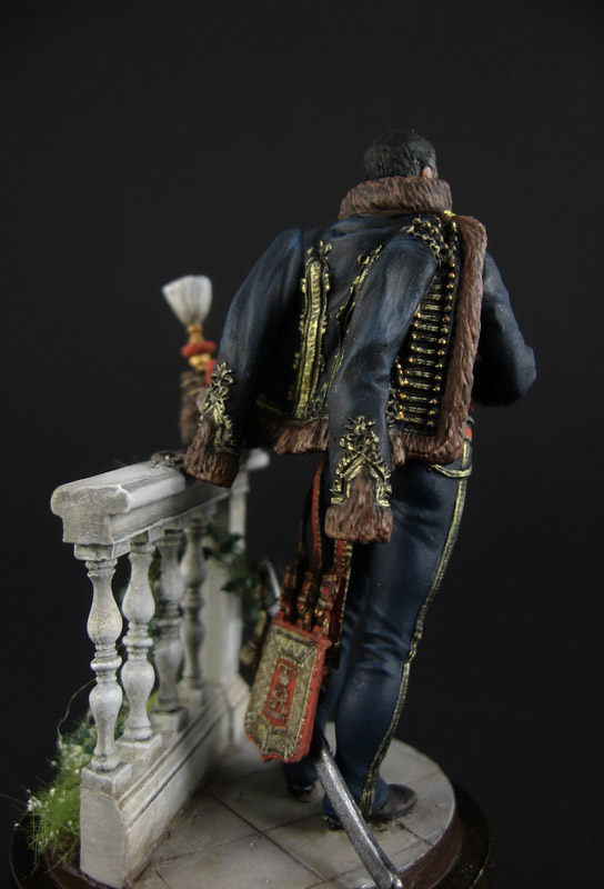 Фигурки: Офицер 7-го гусарского полка английской армии, 1815г., фото #4