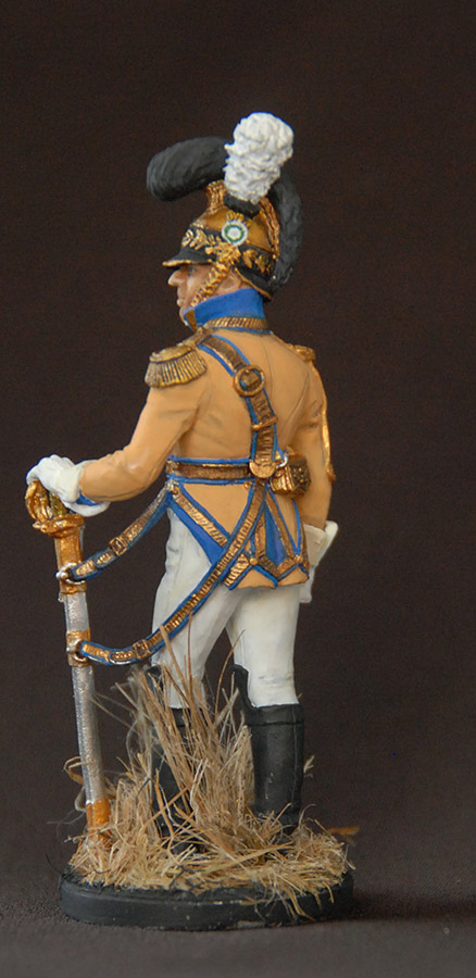 Фигурки: Офицер полка «Guadre du Coeur», Саксония, 1810-13 гг., фото #2