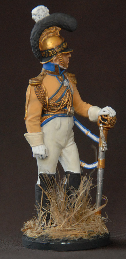 Фигурки: Офицер полка «Guadre du Coeur», Саксония, 1810-13 гг., фото #3