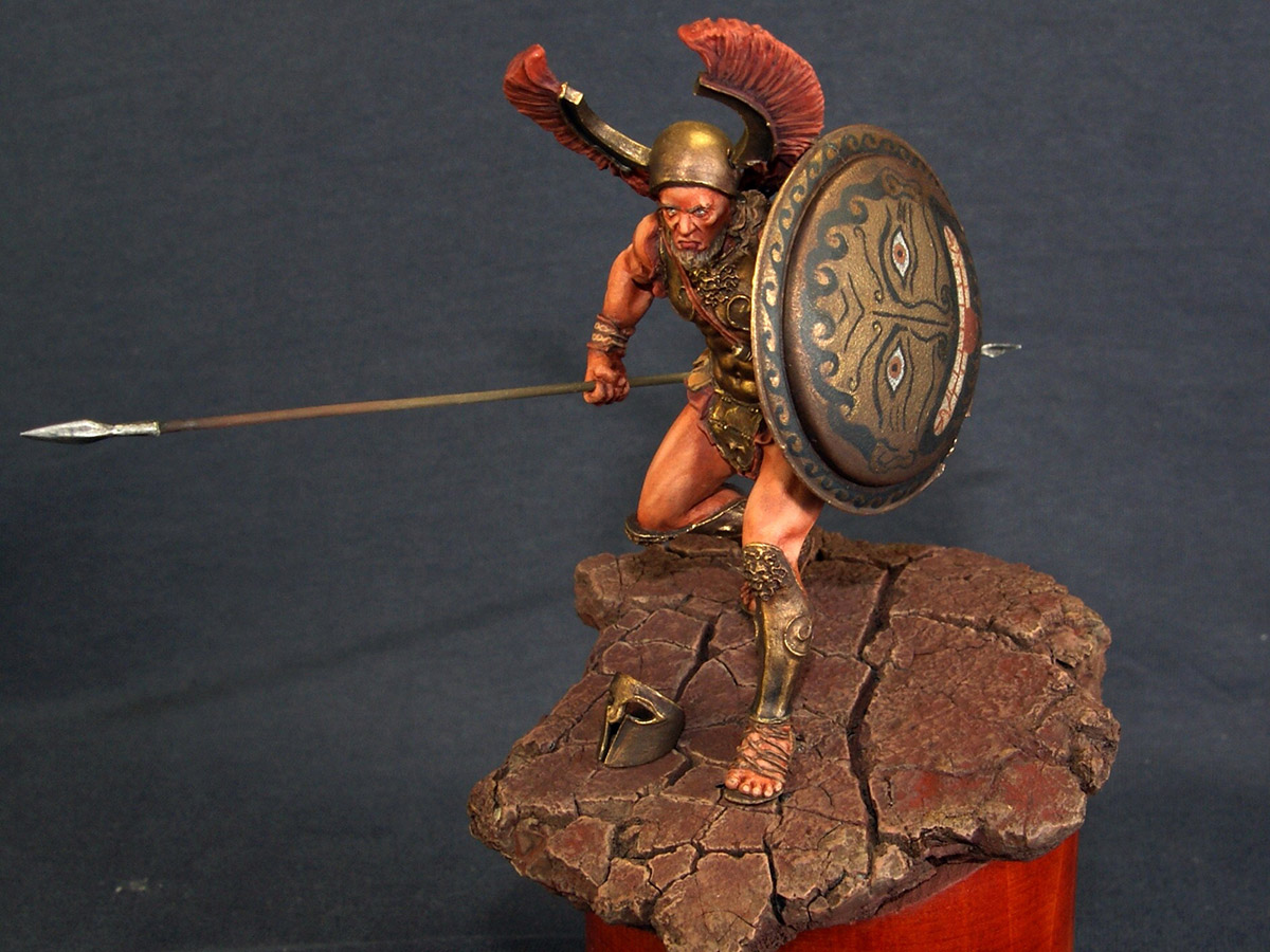 Figures: Greek hoplite, photo #9
