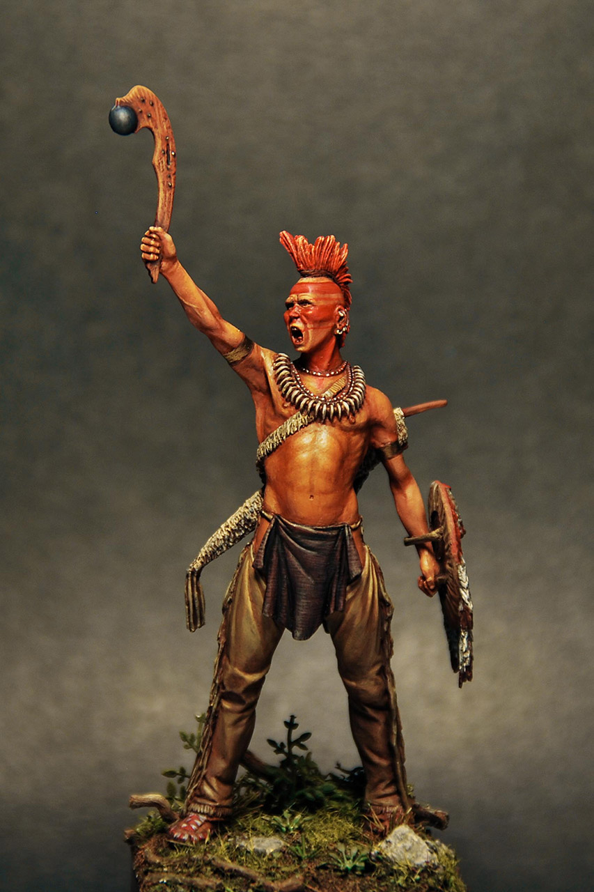Figures: Pawnee warrior, photo #1