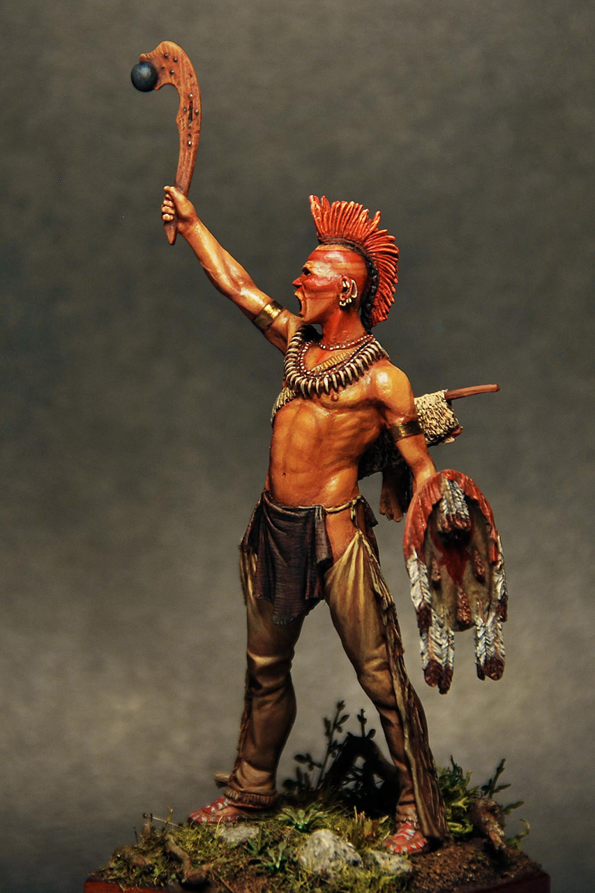 Figures: Pawnee warrior, photo #2