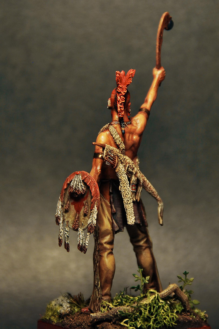 Figures: Pawnee warrior, photo #3