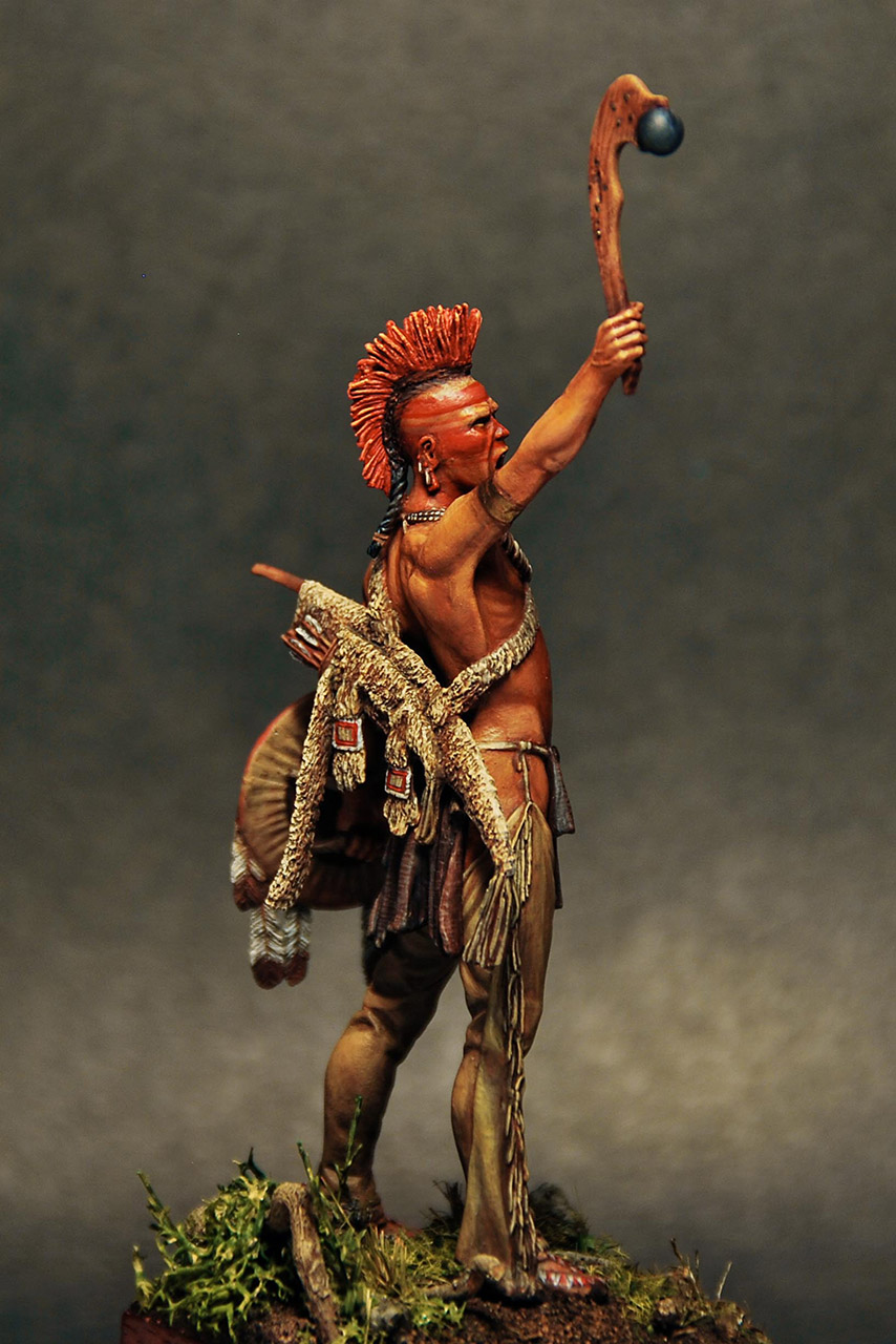 Figures: Pawnee warrior, photo #5