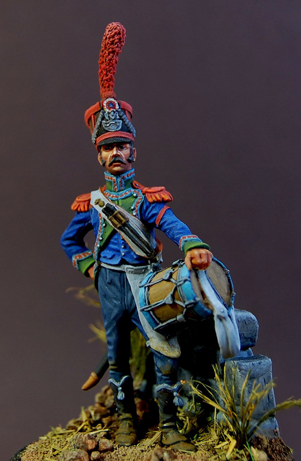 Figures: Drummer, carabiniers of 8th light regt., France, photo #1