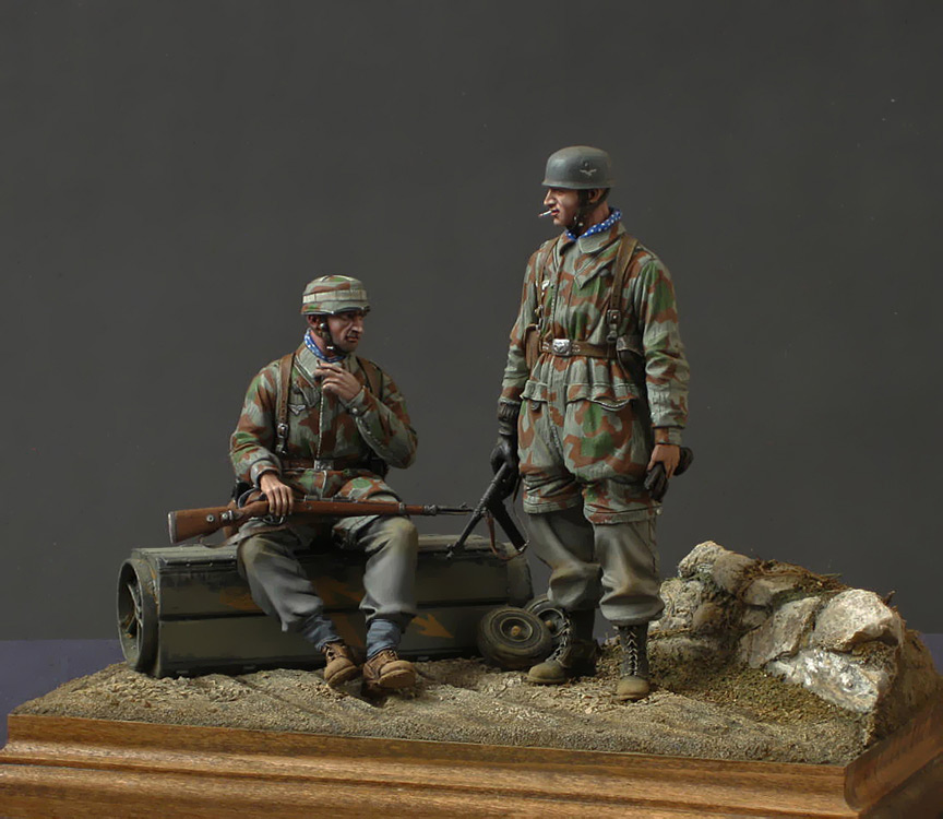 Dioramas and Vignettes: German paratroopers, photo #2