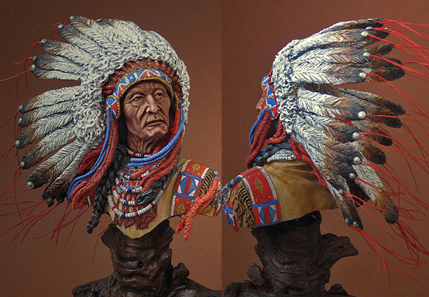 Figures: Oglala Sioux chief