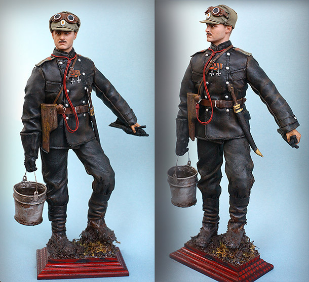 Фигурки: Водитель бронемашины, РИА, 1917