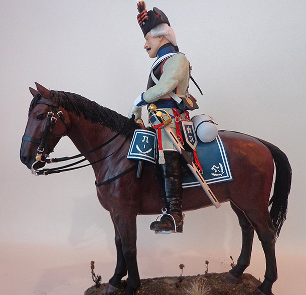 Скульптура: Рядовой кирасирского ген.-лейтенанта Неплюева 1-го полка. 1798г.