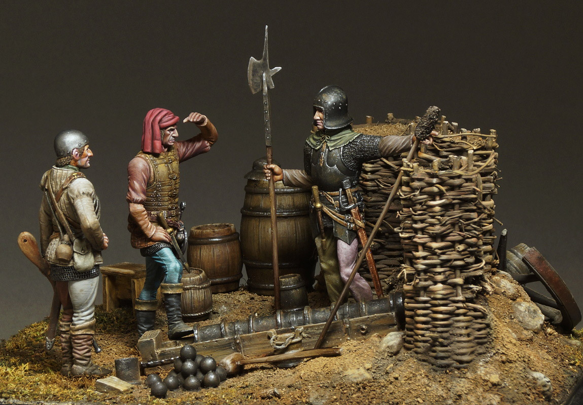 Dioramas and Vignettes: Artillerymen, XV cent., photo #7
