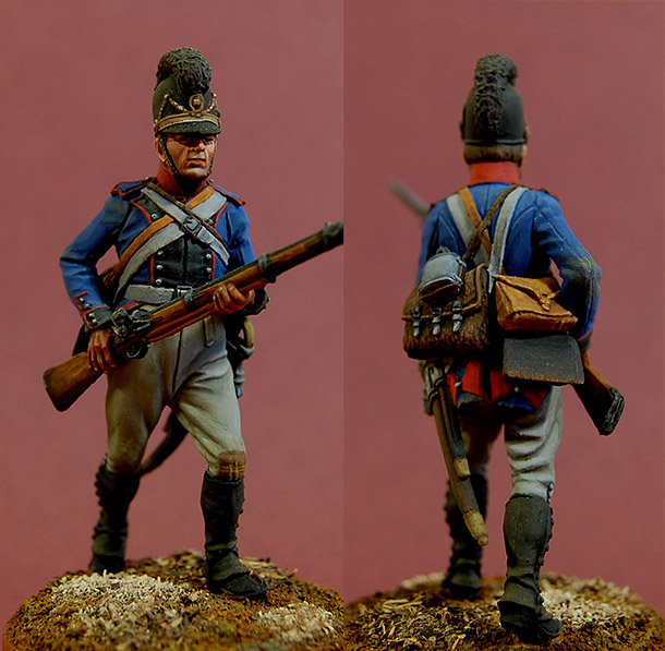 Figures: Private, 13th line infantry regt., Bavaria, 1805-07