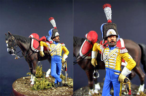 Dioramas and Vignettes: Pioneer, Neapolitan Guard Lancers
