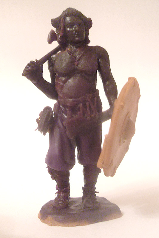 Sculpture: Russian warrior, late X c. A.D., photo #1