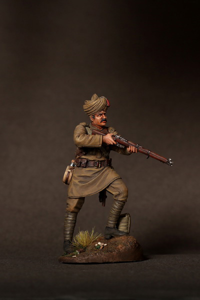 Figures: Indian troopers, 1916-18, photo #1