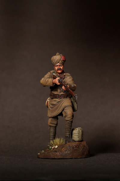 Figures: Indian troopers, 1916-18, photo #2