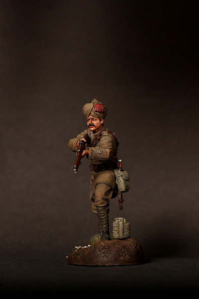 Figures: Indian troopers, 1916-18, photo #3