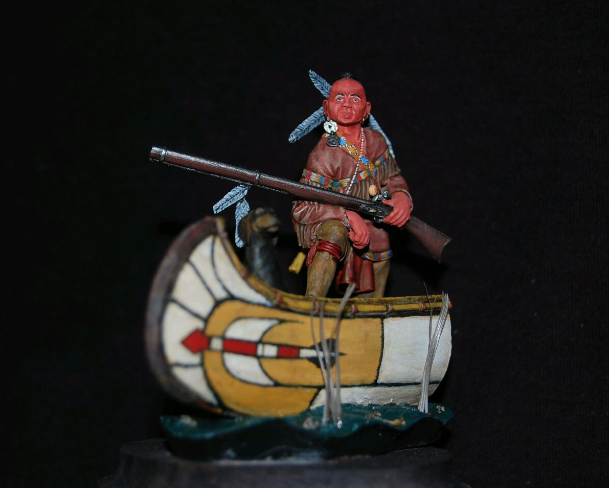 Figures: Iroquois hunter, photo #1