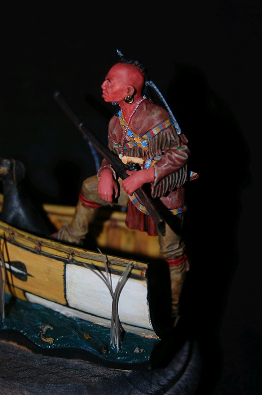 Figures: Iroquois hunter, photo #2