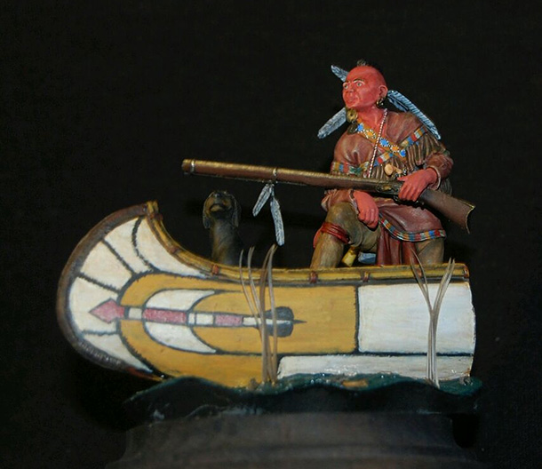 Figures: Iroquois hunter