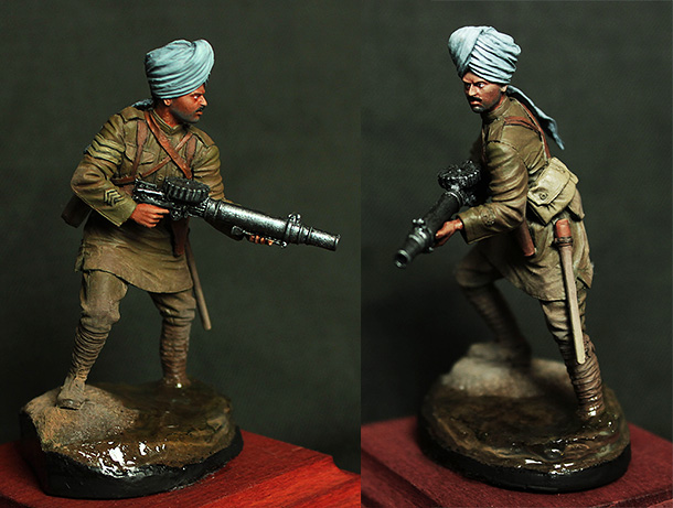 Figures: Indian machine gunner