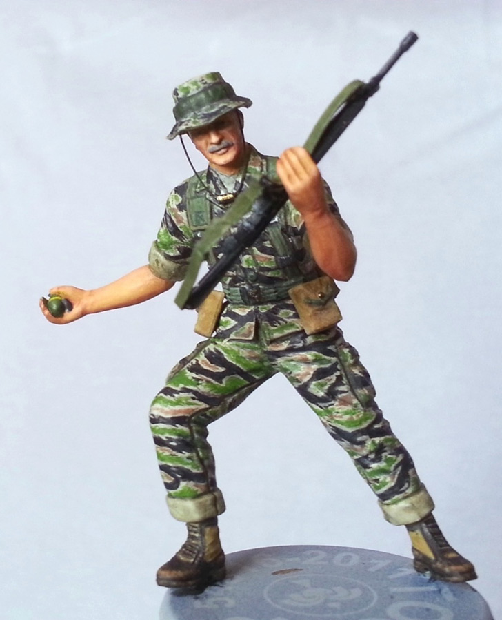 Figures: MACV-SOG scout. Vietnam, 1968, photo #1