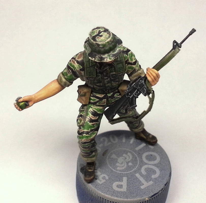 Figures: MACV-SOG scout. Vietnam, 1968, photo #9