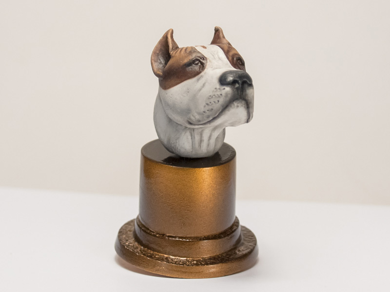 Sculpture: American Staffordshire terrier, photo #4