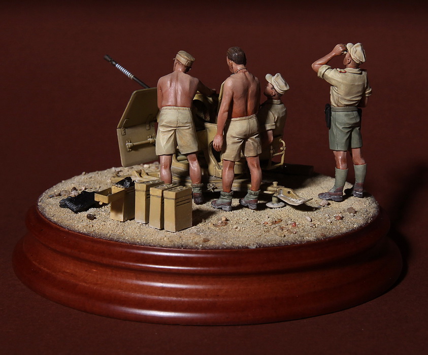 Dioramas and Vignettes: DAK AA gun crew, photo #10
