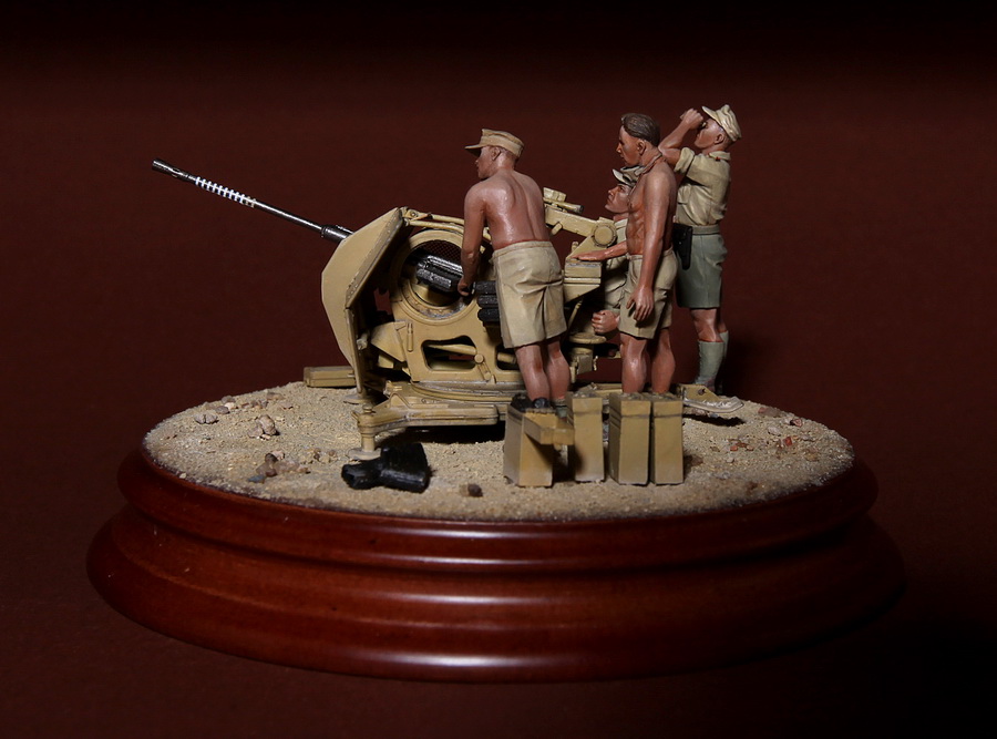 Dioramas and Vignettes: DAK AA gun crew, photo #11