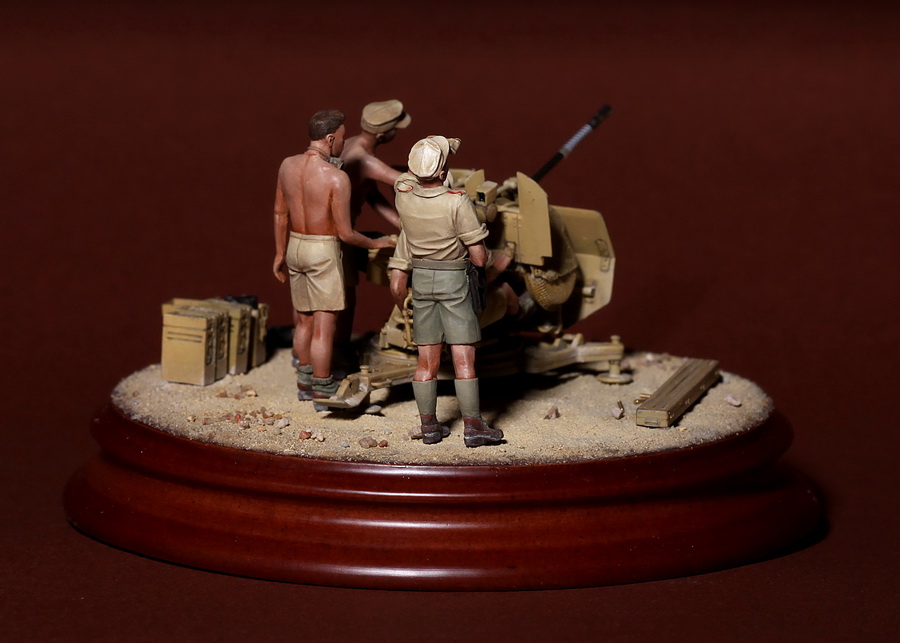 Dioramas and Vignettes: DAK AA gun crew, photo #3