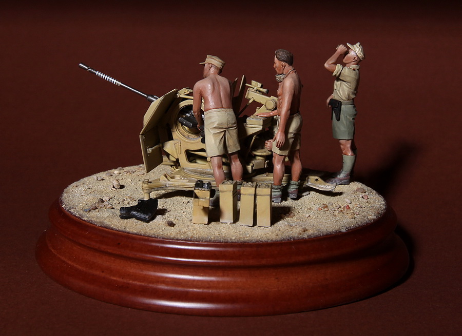 Dioramas and Vignettes: DAK AA gun crew, photo #8