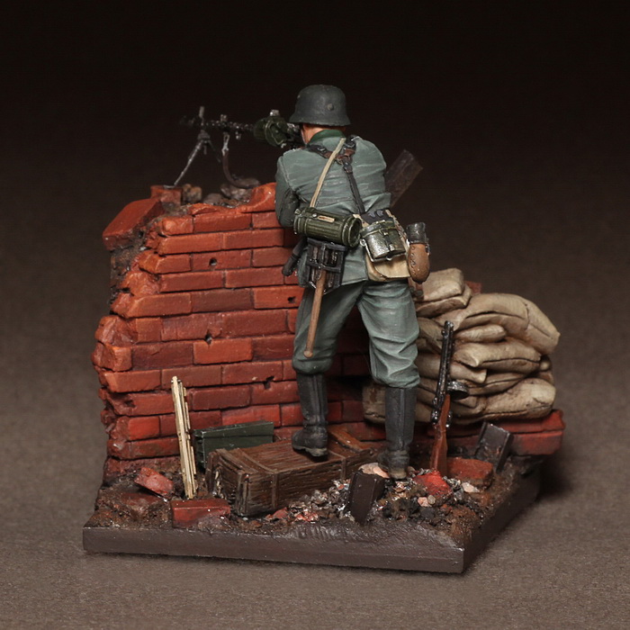 Figures: German machine gunner, photo #6