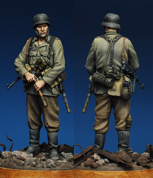 Figures: German infantryman. Stalingrad, 1942