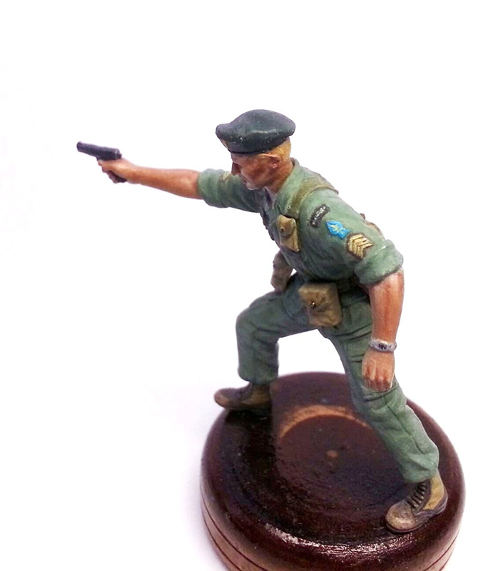 Figures: Sergeant, «Greet berets», Vietnam, 1968, photo #11