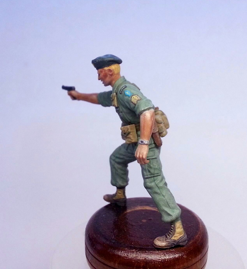 Figures: Sergeant, «Greet berets», Vietnam, 1968, photo #3