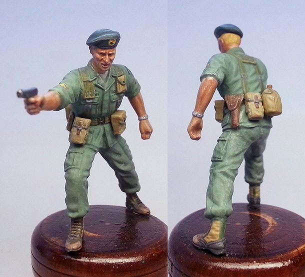 Figures: Sergeant, «Greet berets», Vietnam, 1968