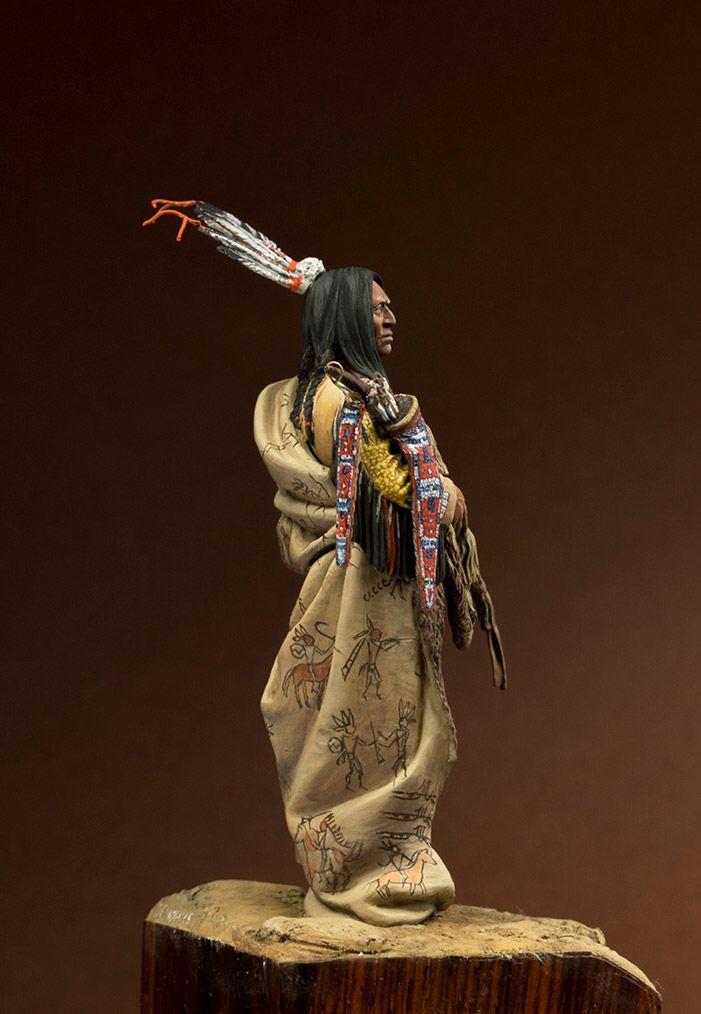 Figures: Hidatsa warrior, photo #6