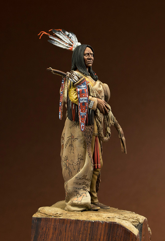 Figures: Hidatsa warrior, photo #7