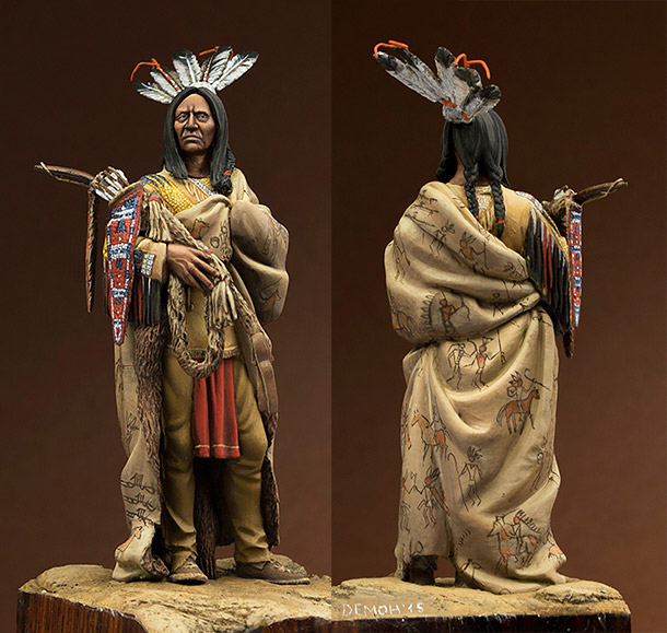 Figures: Hidatsa warrior