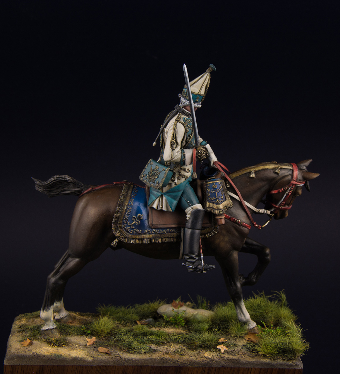 Фигурки: Гренадерский офицер Гольштейнского контингента в России, 1755-62гг., фото #6