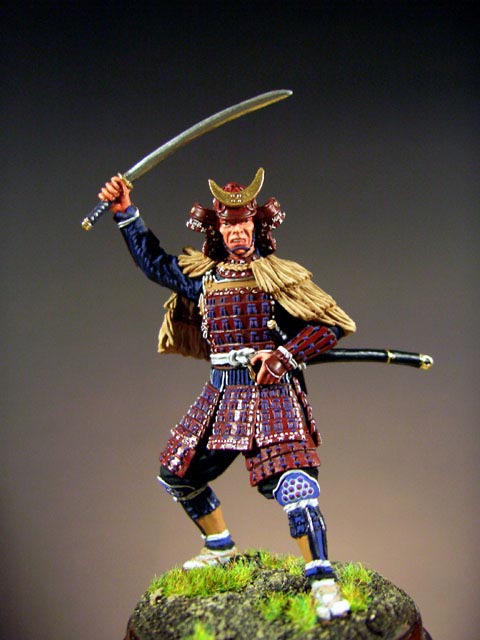 Figures: Samurai in the raincoat, XVI century, photo #1